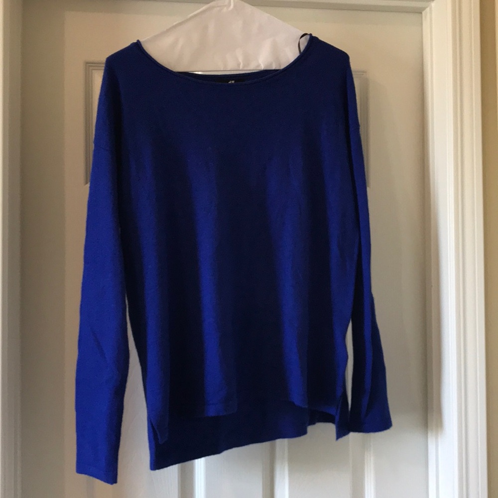 H&M royal blue sweater